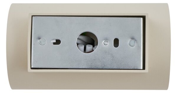 Applique moderna beige GU10 50mm rotonda 2 luci - Sandy