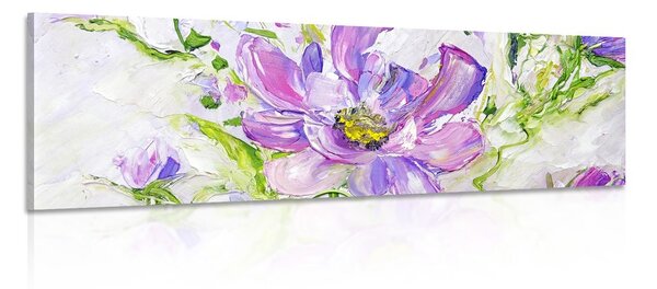 Stampa su tela – Fiori dipinti in versione estiva