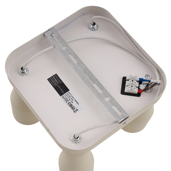 Faretto da soffitto quadrato beige GU10 50 mm 4 luci - Stanley