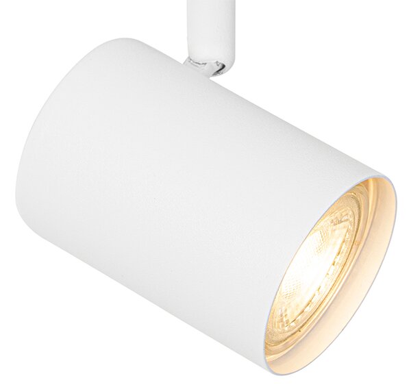 Faretto Smart Bianco Regolabile Quadrato Incl. Wifi GU10 50mm - Jeana