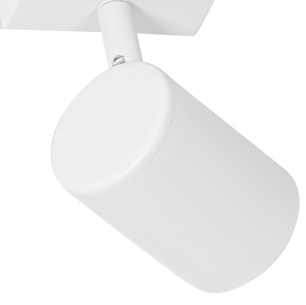 Faretto Smart Bianco Regolabile Quadrato Incl. Wifi GU10 50mm - Jeana
