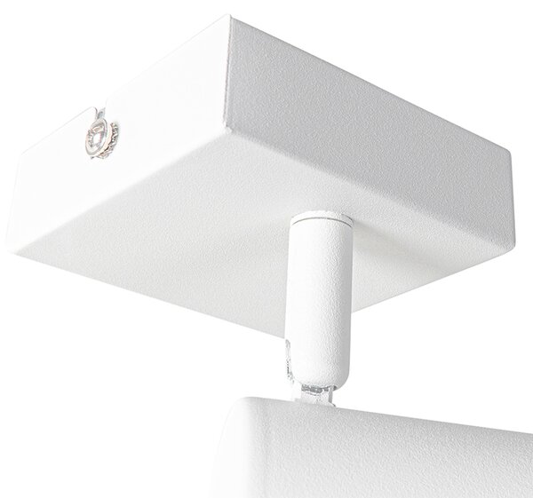Faretto Smart Bianco Regolabile Quadrato Incl. Wifi GU10 50mm - Jeana