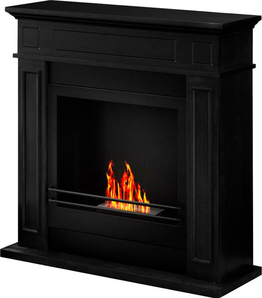Divina Fire Camino a bioetanolo biocamino da terra Jefferson Nero 89.5xP28x90.5h - DF95652