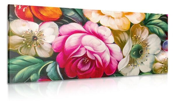Stampa su tela – Mondo variopinto dei fiori