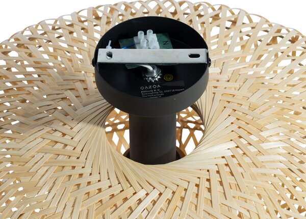 Lampada da soffitto in bambù orientale - Ostrava Double