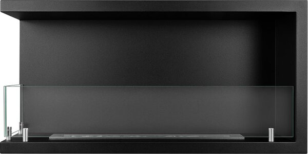 Divina Fire Camino a Bioetanolo da Incasso ad Angolo Biocamino Angolare 90x45 Sutri 90 SX - DF900SX