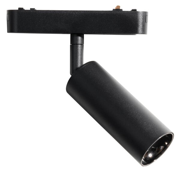 Faretto moderno nero per sistema binario monofase 4.5W 3000K - Magnetic Samson