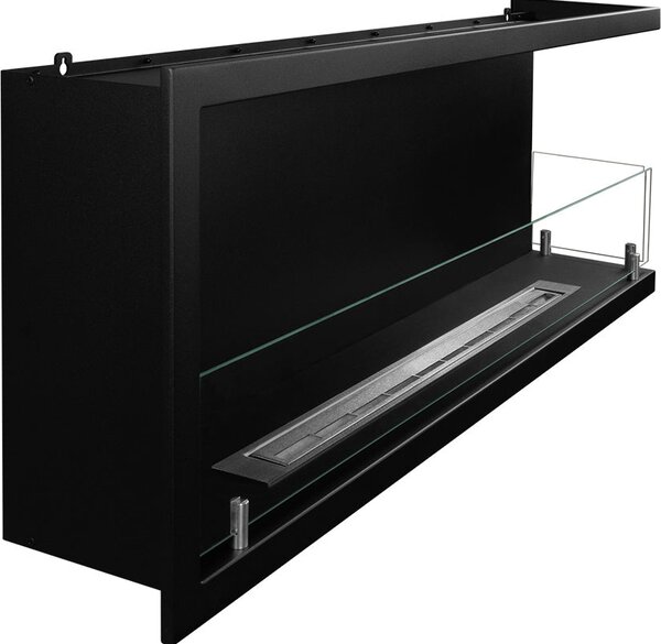 Divina Fire Camino a Bioetanolo da Incasso ad Angolo Biocamino Angolare 120x45 Sutri 120 DX - DF1200DX