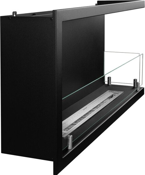 Divina Fire Camino a Bioetanolo da Incasso ad Angolo Biocamino Angolare 90x45 Sutri 90 DX - DF900DX
