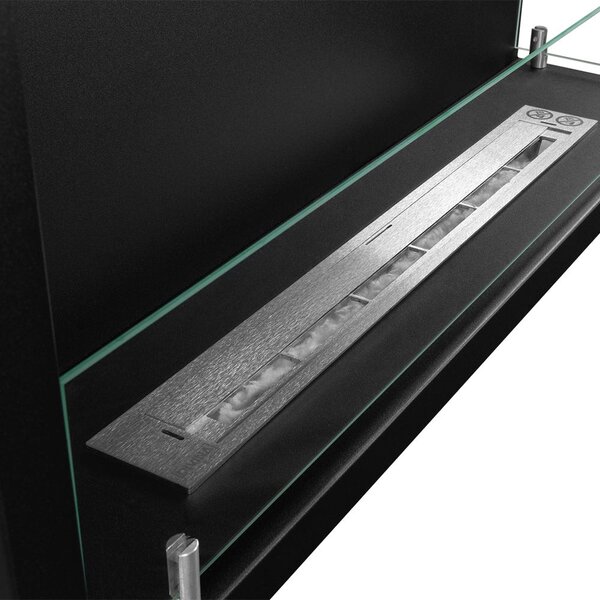 Divina Fire Camino a Bioetanolo da Incasso ad Angolo Biocamino Angolare 90x45 Sutri 90 DX - DF900DX