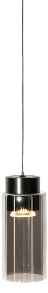 Lampada a sospensione moderna nera per sistema binario monofase con LED incluso - Magnetic Vance