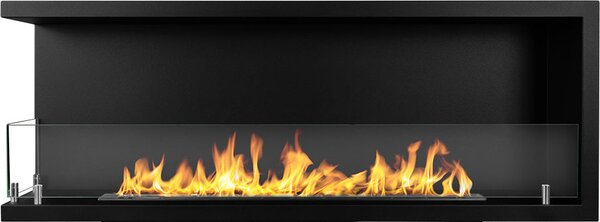 Divina Fire Camino a Bioetanolo da Incasso ad Angolo Biocamino Angolare 120x45 Sutri 120 SX - DF1200SX