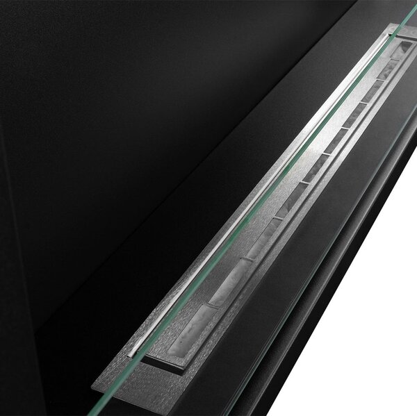 Divina Fire Camino a Bioetanolo da Incasso ad Angolo Biocamino Angolare 120x45 Sutri 120 DX - DF1200DX