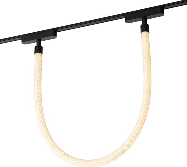 Lampada a sospensione moderna bianca per sistema binario monofase 8W 3000K - Magnetic Tautau