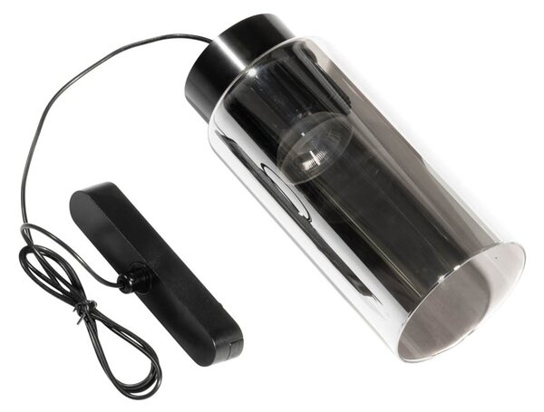 Lampada a sospensione moderna nera per sistema binario monofase con LED incluso - Magnetic Vance