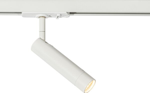 Faretto moderno bianco per sistema a binario monofase - Iconic Ivy