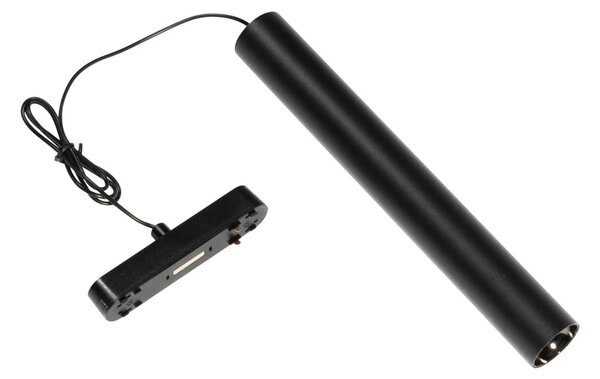 Lampada a sospensione moderna nera per sistema binario monofase 4.5W 3000K - Magnetic Cassie
