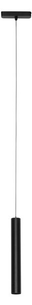 Lampada a sospensione moderna nera per sistema binario monofase 4.5W 3000K - Magnetic Cassie