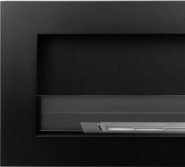 Divina Fire Camino a Bioetanolo da Parete Biocamino 120x40 Siena 120 Nero - DF1200SIENA