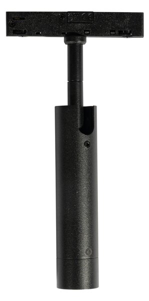 Faretto moderno nero per sistema binario monofase - Slimline Uzzy