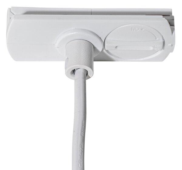 Lampada a sospensione bianca moderna per sistema binario monofase - Iconic Frini
