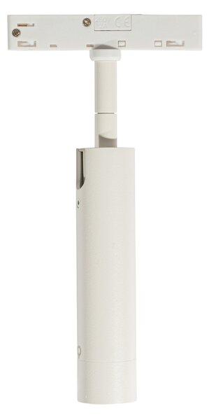 Faretto moderno bianco per sistema binario monofase - Slimline Uzzy
