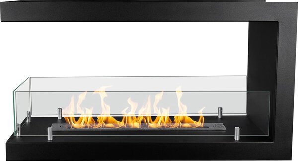 Divina Fire Camino a Bioetanolo da Incasso Trifacciale Biocamino 3 Lati 90x50 Maratea 90 - DF900U