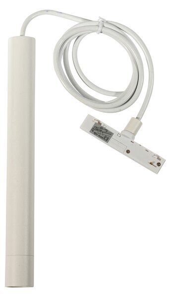 Lampada a sospensione moderna bianca per sistema binario monofase - Slimline Keno