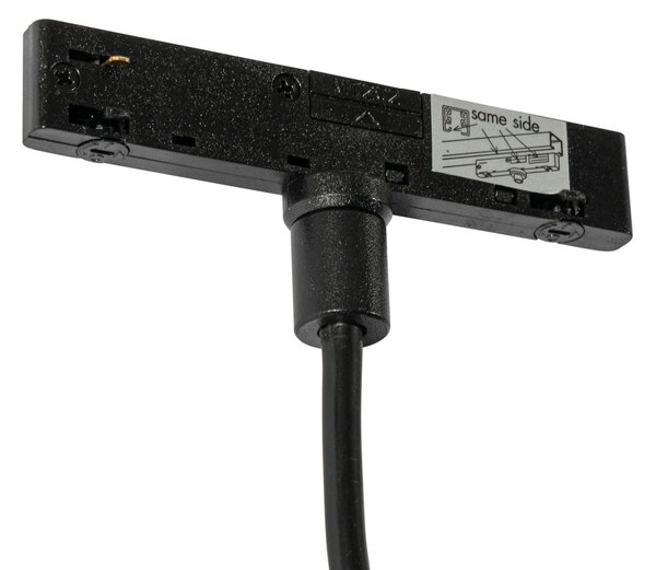 Lampada a sospensione moderna nera per sistema binario monofase - Slimline Keno