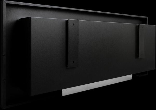 Divina Fire Camino a bioetanolo da parete o incasso Livorno Nero 90x12x40 h - DF91021