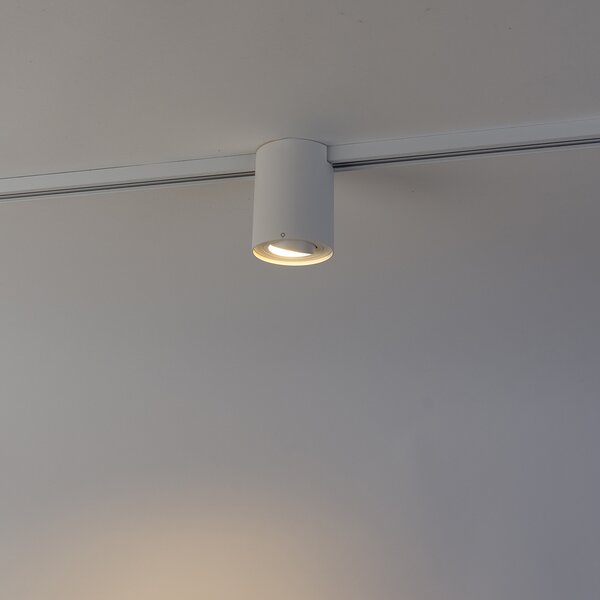 Faretto da binario monofase moderno bianco - Iconic Rondoo Up