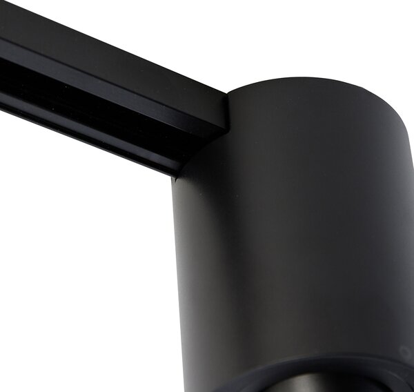 Faretto da binario monofase nero moderno - Iconic Rondoo Up