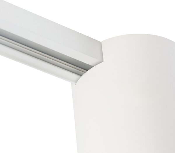 Faretto da binario monofase moderno bianco - Iconic Rondoo Up