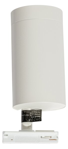 Faretto moderno bianco per sistema a binario monofase 70 mm - Iconic Jeana Luxe
