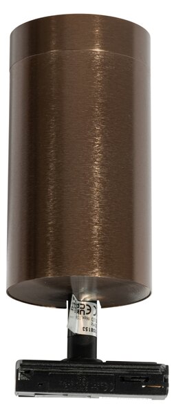 Faretto moderno bronzo scuro per sistema a binario monofase 70 mm - Iconic Jeana Luxe