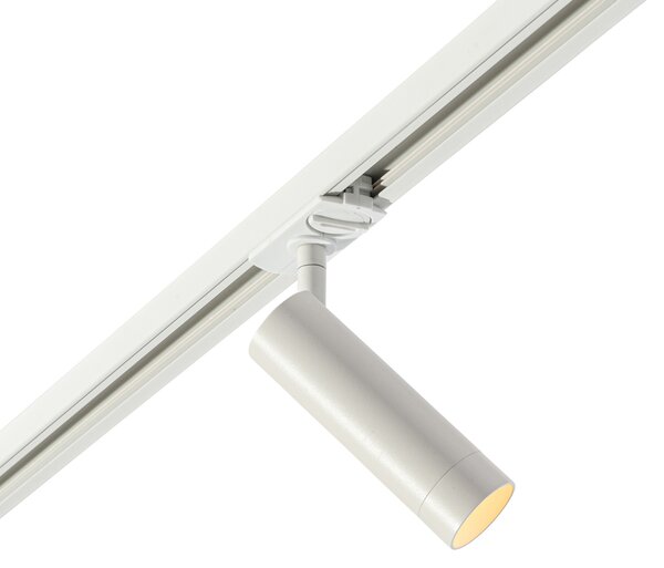 Faretto moderno bianco per sistema a binario monofase 35 mm - Iconic Jeana Luxe
