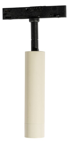 Faretto moderno beige e nero per sistema binario monofase - Slimline Uzzy