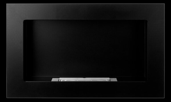 Divina Fire Camino a bioetanolo da parete o incasso Pisa Nero 65x12x40 h - DF91019