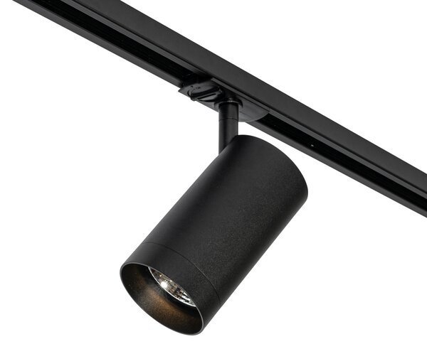 Faretto moderno nero per sistema a binario monofase 70 mm - Iconic Jeana Luxe