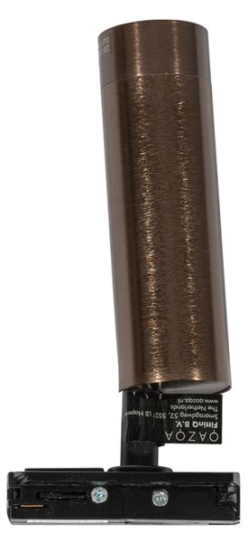 Faretto moderno bronzo scuro per sistema a binario monofase 35 mm - Iconic Jeana Luxe