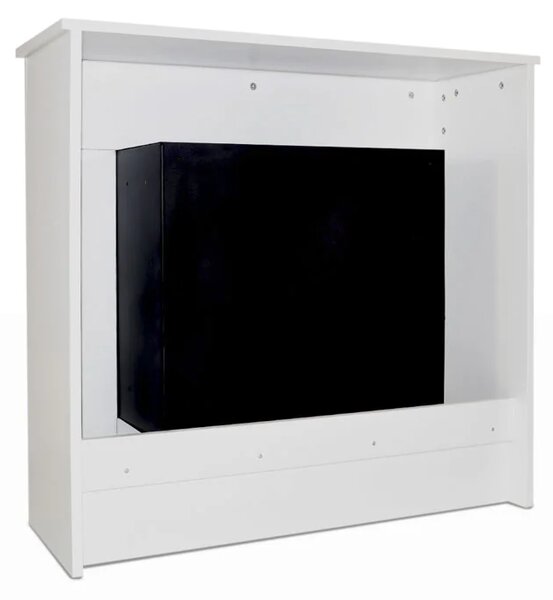Divina Fire Camino a Bioetanolo da Terra in Legno Bianco Michelangelo 96x36x90h cm - DF96496