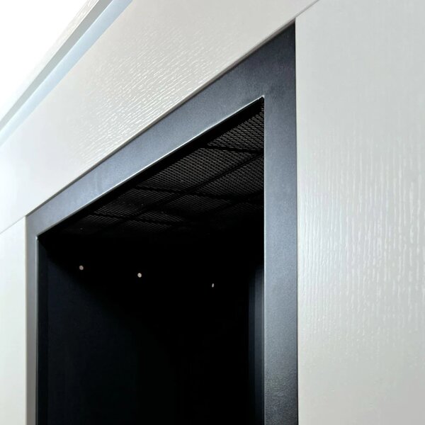Divina Fire Camino a Bioetanolo da Terra in Legno Bianco Michelangelo 96x36x90h cm - DF96496