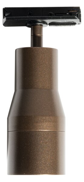 Faretto moderno bronzo scuro per sistema binario monofase - Iconic Kohua