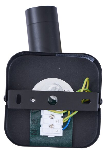 Faretto da soffitto moderno nero rotondo GU10 35mm orientabile e inclinabile - Kate