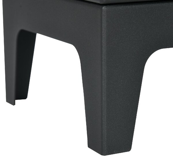 DecHome Camino a Bioetanolo in Acciaio Inox con Bruciatore da 1.2L per 3 Ore di Durata 36x26x54cm colore Nero - 890BKS391