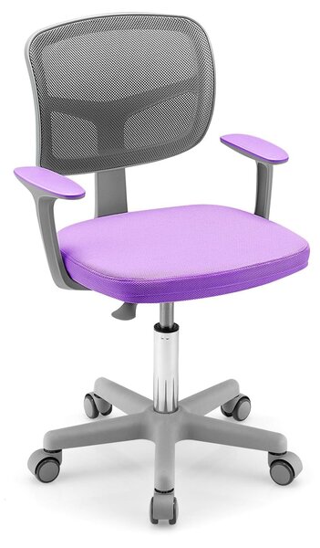 Sedia da scrivania per bambini FANTASK, altezza 80-91,5 cm, sedia regolabile per adolescenti con schienale
