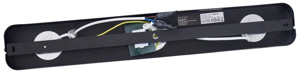 Faretto da soffitto arrotondato nero GU10 35mm 3 luci regolabile - Kate