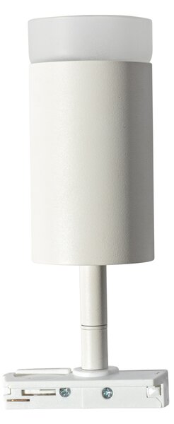 Faretto moderno con anello bianco per sistema a binario monofase GU10 50mm - Iconic Jeana
