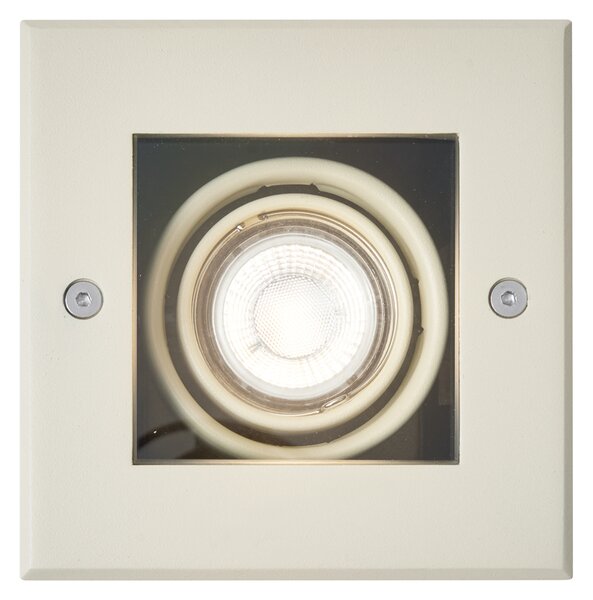 Set di 6 faretti da terra moderni beige GU10 50mm orientabili e inclinabili IP65 - Oneon