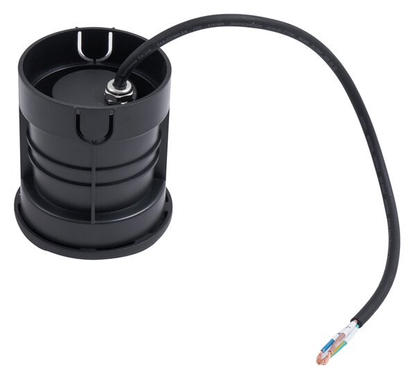 Set di 6 faretti da terra moderni neri GU10 50mm effetto a 2 luci IP65 - Cellar